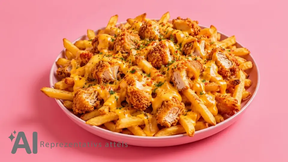 Fried Chicken Loaded Fries